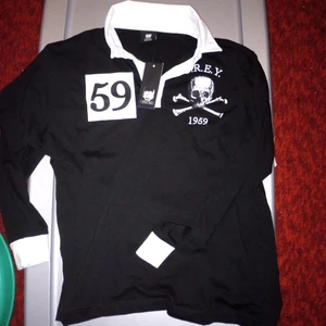 MEDIUM G59 RUGBY POLO SKULL SHIRT ** NIE GETRAGEN ** SUICIDEBOYS FTP - Bild 1 von 3