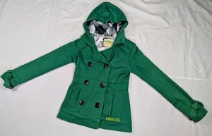 Abrigo de mujer Billabong vintage con capucha verde mediano Pea - Imagen 1 de 18