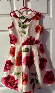  Children’s Place Little Girls Dress Floral Size 8 - Picture 1 of 4