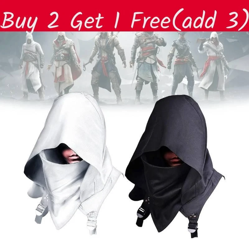 Sweat à capuche déguisement Assassins Creed avec tissu polyester pour Halloween Cosplay et - Photo 1/4