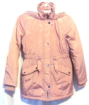 ЧЛЕН MARK окончательный девочка розовый парка куртка размер 10/12 - Изображение 1 из 4