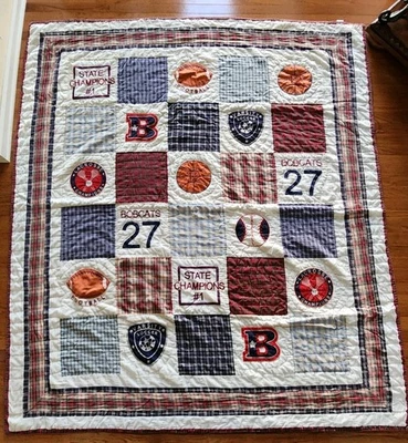 Cobertor xadrez multiesportivo infantil JC Penny Home Collections 82 x 72 - Imagem 1 de 4