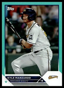 2023 Topps PRO DEBÜT KYLE MANZARDO AQUA FOLIE 49/75 PD-117 - Bild 1 von 2