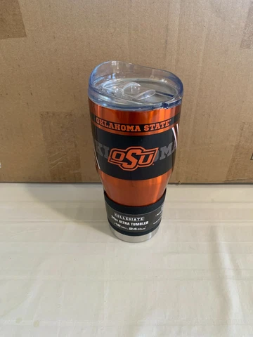 Oklahoma State Cowboys NCAA 24oz Tumbler Cup Mug Boelter Brands New Cover