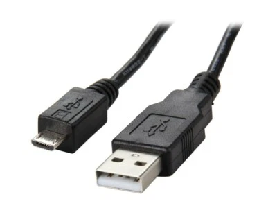 Rosewill 6.5-Foot USB 2.0 A Male to Micro USB B Cable, Black (RC-6-USB-AM-MB-BK) - Image 1 of 3