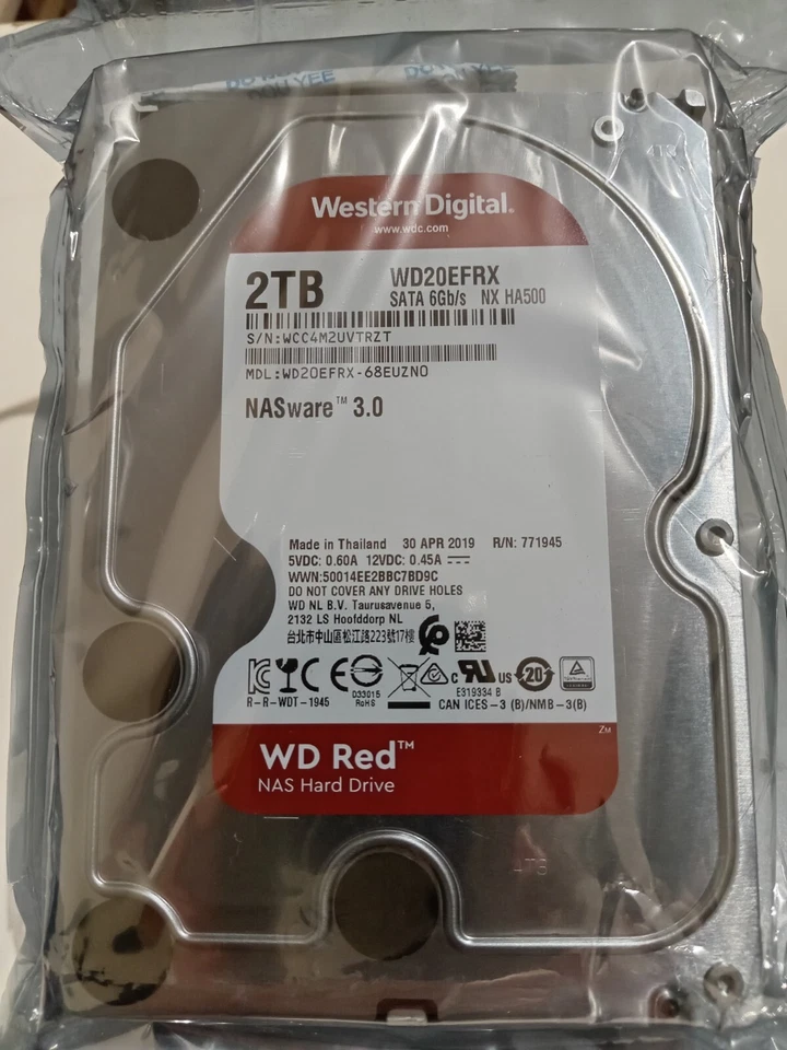 WD20EFRX Western Digital 2 TB Red Plus NAS Drive - Immagine 1 di 1