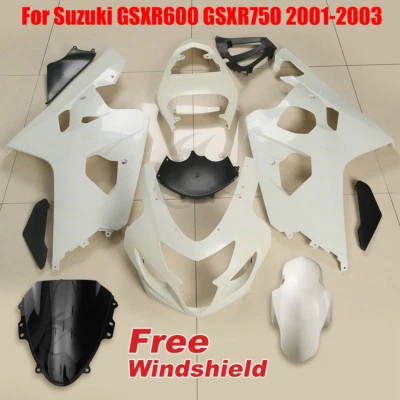 Carenado sin pintar carrocería apto para Suzuki GSXR600 GSXR600 2001-2024 2001-2003 Foto 1 de 4