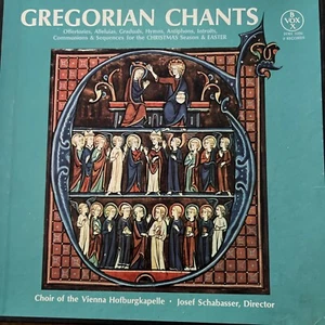 3 LP-Box GREGORIAN CHANTS Choir of the Vienna Hofburgkapelle Schabasser VG+ - Picture 1 of 4
