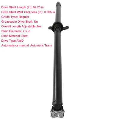 Rear Driveshaft Assembly For Subaru Legacy 1996 - 1999 Outback 2001 - 2004 2.5L Foto 1 de 4