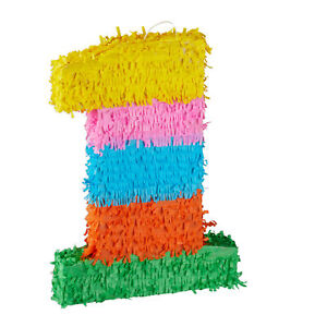 Pinata Geburtstag Zahl, Piniata zum selbst befüllen, Zahlen von 0 bis 9, Piñata