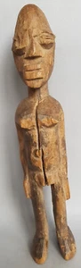 TRES ANCIENNE STATUE ERODEE EN BOIS DUR / LOBI BATEBA DU BURKINA FASO / AFRIQUE - Foto 1 di 7