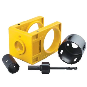 Door Installation Kit Door Lock Hole Saw Set Carbon Steel Door Hole - Picture 1 of 12