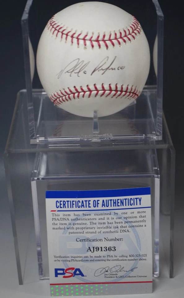 PLACIDO POLANCO AUTÓGRAFO FIRMADO BÉISBOL MLB PELOTA PHILLIES-CARDENALES CERTIFICADO DE AUTENTICIDAD PSA Foto 1 de 4