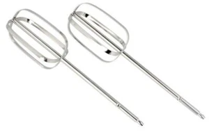 KENWOOD GENUINE HAND MIXER REPLACEMENT BEATERS HMP30 (SET OF 2) METAL WHISK  - Picture 1 of 3