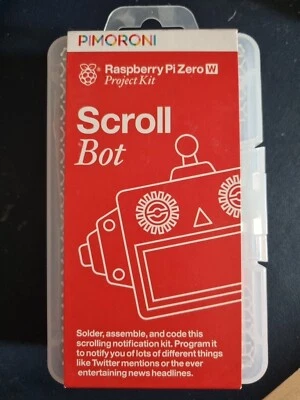 Scroll Bot Raspberry Pi Zero W Project Kit. - Image 1 of 3