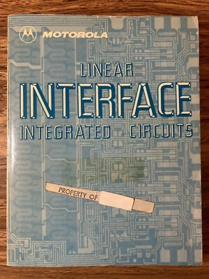 Motorola 1979 Data Book Linear Interface Integrated Circuits - Image 1 of 2