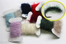 11 Cards Assorted Colors Ice Dubbing Dub Nymph Body Fly Tying Thread Materials