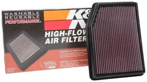 K&N Air Filter for 19-24 Chevy Silverado GMC Sierra 5.3L 4.3L 6.2L 2.7L 33-5083 - Picture 1 of 7