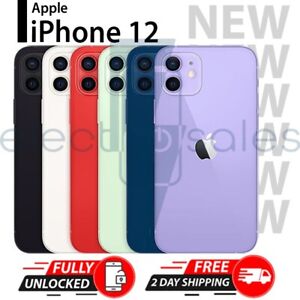 NEW Apple iPhone 12 A2172 (GSM + CDMA) FACTORY UNLOCKED🔓ALL COLORS & CAPACITY