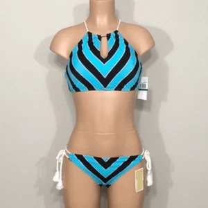 Michael Kors nautical rope stripe bikini. Medium. . . NWT - Picture 1 of 10