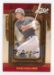 2008 Playoff Prime Cuts Isaac Galloway #144  Auto /249 Florida Marlins