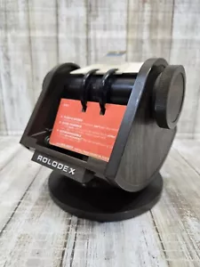 Rolodex SW-24 Rotary Swivel File Index Card Organizer Wood Grain - Picture 1 of 21