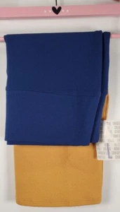 Lularoe Cassie Rock (Größe L) blau/gelb, ☆NEU MIT ETIKETT☆ - Bild 1 von 5