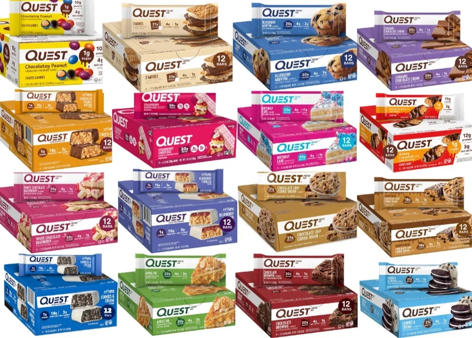 Quest Nutrition Protein Bar Keto Friendly , Count 12 Free Shipping World Wide - Image 1 of 1