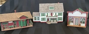 Hallmark Sarah Plain And Tall Collection Maine Home, General Store,Train Station - Picture 1 of 3