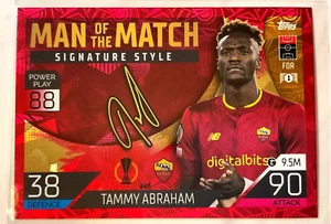 Tammy Abraham 2022-23 Topps Match Attax UEFA Red Foil As Roma #448 - Picture 1 of 2