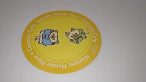 Monster Hunter Now Capcom Cafe Tokyo Exclusive  Coaster Untersetzer - Picture 1 of 2