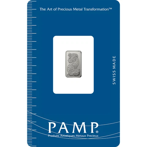 PAMP Fortuna Platinum 1 gram Bar Cover