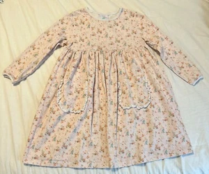 Stitchy Fish Dainty Floral Boutique EUC Dress with Pockets Girls Size 7 - Picture 1 of 2