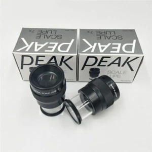 Original PEAK No.1975 with Standard Scale Portable Magnifier 1975-7X Loupe 1Pcs - Picture 1 of 5