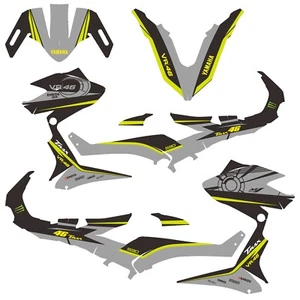 Kit Grafiche Adesivi Compatibili con Yamaha Tmax T-Max 530 2017 2018 2019 VR 46 - Imagen 1 de 1