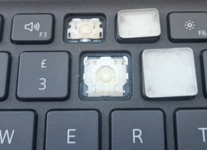 Dell Lattitude 3410 Single UK Grey Keyboard Key (Backlit Version) 0NWD23 GENUINE - Picture 1 of 3