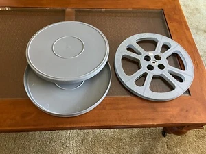 1 *NEW* 16mm 1600' PLASTIC FILM REEL & CAN ( SET ) (GREY) - Picture 1 of 2