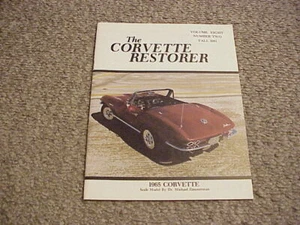 The Corvette Restorer Volume Eight Number Two / 1981 / Free Shipping! - Picture 1 of 2