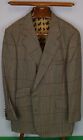 Chip Russell Plaid Hunting Jacket W/Yellow Challis Game Bird Lining Sz: 43R