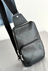 Louis Vuitton Avenue Damier Graphit Schlinge Tasche schwarz Leinwand. TOLLER ZUSTAND