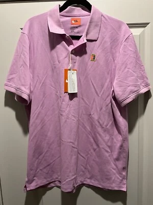 Polo de tenis Nike Court Dri-FIT CJ9524-680 grande para hombre - rosa manga corta Foto 1 de 4