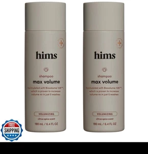 hims Max Volume Shampoo, 2er Pack - Volumizing Natural Shampoo for Men with Bio - Bild 1 von 5
