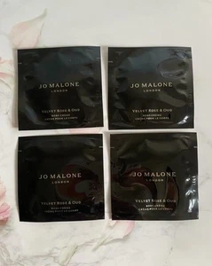 4x Jo Malone London Velvet Rose & Oud Body Creme, Sample 5mlx 4=20ml, New - Picture 1 of 2
