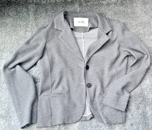 MALVIN Damen Blazer Jacke schwarz weiß gestreift Gr. 42 - Bild 1 von 2