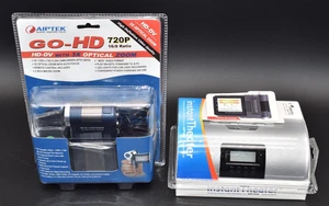 New / Sealed AIPTEK GO-HD Camcorder 1280 X 720 w/ New Compatible Docking Station - Picture 1 of 10