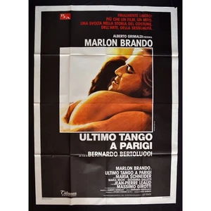 Manifiesto ULTIMO TANGO EN PARÍS Bertolucci Marlon Brando María Schneider A165 - Imagen 1 de 3
