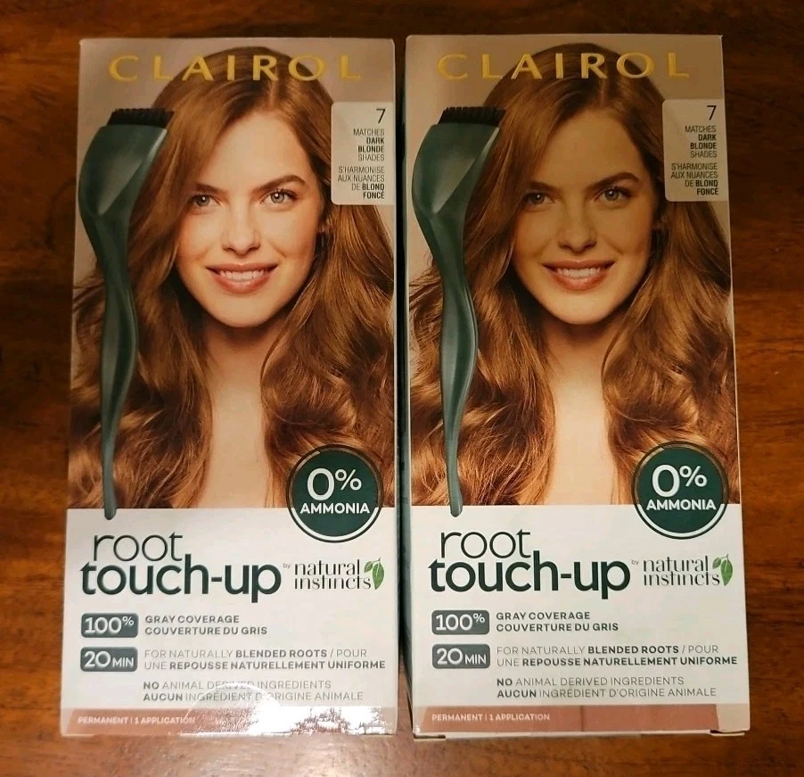 Clairol Root Touch Up Dark Blonde 7 by Natural Instincts Permanent Hair Dye