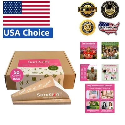 Urinario desechable para mujer fácil de usar - Paquete de 50 para aventuras y viajes al aire libre Foto 1 de 4