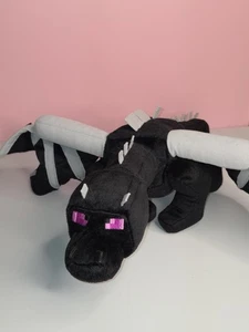Minecraft 24” Ender Black Dragon Plush MoJang Stuffed Animal Gamer Gift Toy - Picture 1 of 12