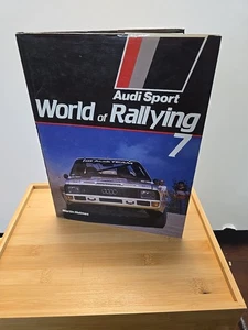 Audi Sport world of Rallying 7 Book Hardcover first edition like new - Picture 1 of 8
